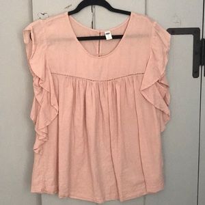 Dusty pink old navy blouse